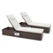Costway 1/2 PCS Patio Chaise Lounge with 6-level Backrest Comfy Seat Cushion & Headrest Backyard